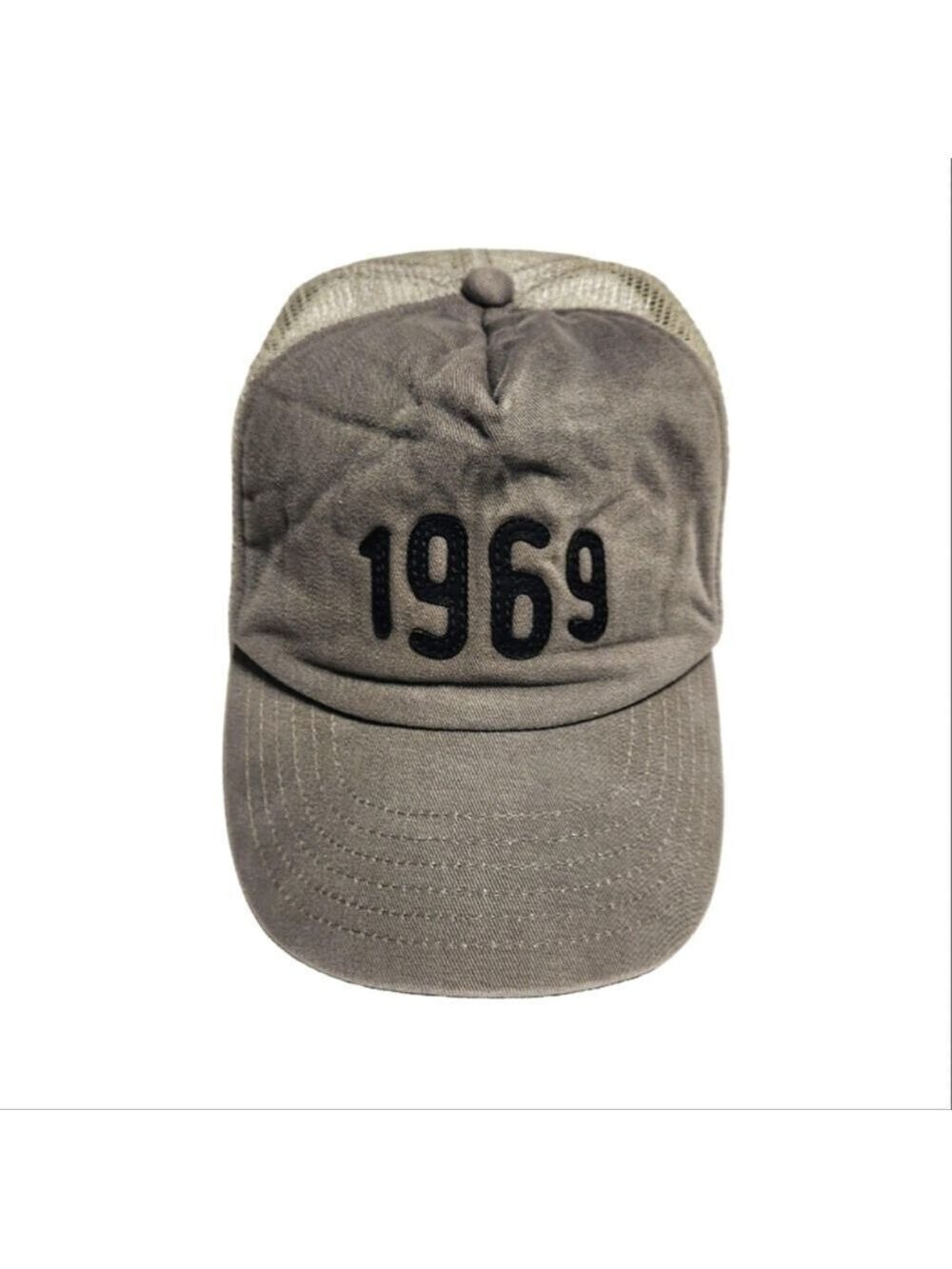 Gap Trucker Hat Gray Cotton Nylon Small Medium